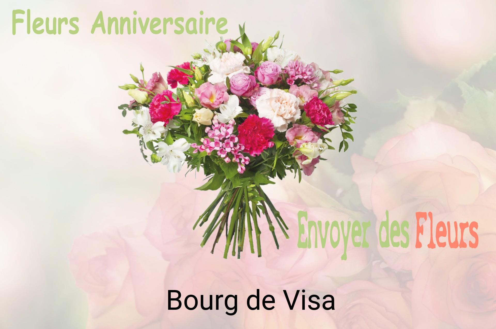 Bouquet de fleurs d’anniversaire livré à Bourg-de-Visa
