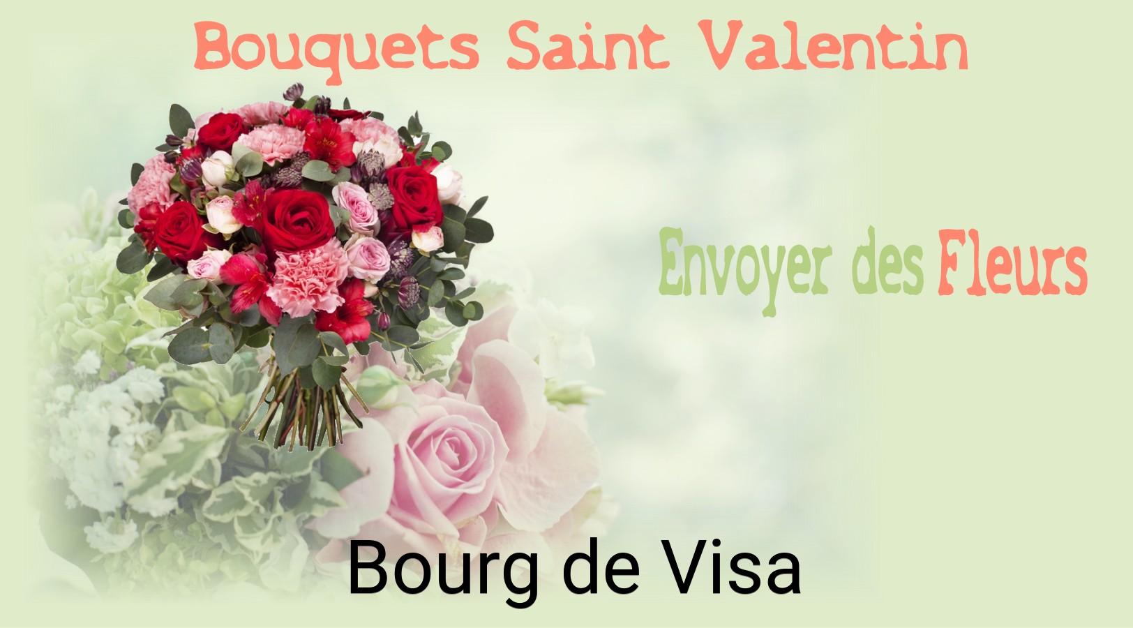 Roses de Saint-Valentin livrées à Bourg-de-Visa